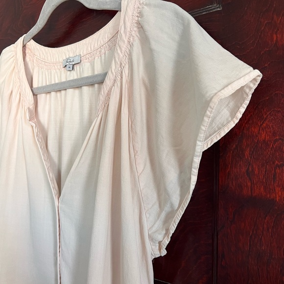 Rails Women’s Alena Top Linen Blend Petal Pink size XL - Picture 5 of 9